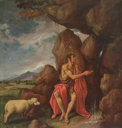 Johannes der Täufer in der Wüste